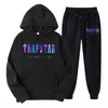 Men's Tracksuits Tracksuit Trend Hooded 2 Piece Set Hoodie Sweatshirt Sweatpant Sportwear Jogging Outfit Trapstar Man Cloth Motion current