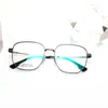 Sunglasses Optical Eyeglasses For Men Women Retro Style Anti-Blue Light Lens Plate Metal Full Frame With BoxSunglasses