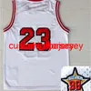 Üst Kuzey Carolina Erkek Retro Vintage # 23 İsim Tüm Stilleri Ile Kırmızı Beyaz Siyah Erkek Scottie 91 Rodman 33 Pippen Dennis Basketbol Formaları S-2XL