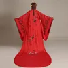الصين التقليدي الأسود الأحمر التطريز ملابس زفاف طويلة ذيل فساتين زفاف صينية الزفاف هانفو العريس العروس