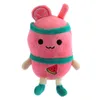 Keepsakes Kids Toy Easter Plush Toys Cute Fruit Milk Tea fyllda plyschdjur mjuka långa öster ligger ädla temperamentdockkudde gåva överraskning i lager 845 E3