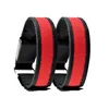 Coude genouillères 2Pc cyclisme bandes réfléchissantes avertissement brassard réflecteur bracelet vélo lier sangle pantalon main jambe Sport bande vélo sécurité