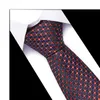 7cm Mens Print Pattern Ties For Slim Neckties Polyester Jacquard Skinny Neck Tie Wedding Narrow