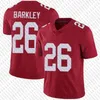 Brian Burns Kayvon Thibodeaux Deonte Banks Jersey da calcio personalizzato Jalin Hyatt Daniel Jones Darren Waller Dexter Lawrence Isaiah Hodgins Michael Strahan Drew Drew Lock