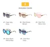 Lunettes de soleil polarisées surdimensionnées à la mode Femmes Designer élégant Élégant Big Frame Lunettes de soleil UV400 Lunettes de conduite pour dame avec étui