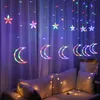 Strings Led Ramadan Decorations Moon Star Lights Garland Eid Mubarak Holiday Lighting Islamitische geschenken Al-Fitr Decorled