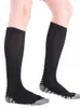 Spor çorapları unisex katı basınç sirkülasyonu Yüksek kaliteli hortum sıkıştırma çorapları diz ortopedik destek