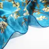 Van Gogh Peinture à l'huile Fleurs d'abricot Foulard en soie Femmes Designer Arbre Châle Long Bandana Foulard Femme Luxe Hijab Foulards 180cm7407033