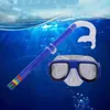 Occhialini da nuoto per bambini Anti Fog Eye Occhialini da nuoto in silicone Occhiali da nuoto professionali in vetro Set da snorkeling Scuba G220422