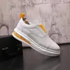 Luxury Fashion Wedding Dress Party Shoes Summer Sports Vulcanized Casual Man Sneakers Thick Bottom White Round Toe Business Driving Walking Loafers