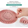 Bath Cleaning Tools Hair Catcher Shower Durable Silicone Stopper Drain Covers Protector Easy to Install & Clean Suit for Bathroom Bathtub and Kitchen