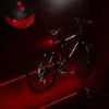 자전거 레이저 라이트 사이클링 안전 LED 램프 자전거 라이트 자전거 후면 테일 라이트 183A