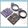 Party Favor Event Supplies Festive Home Garden Fedex 31 Styles Bracelet Porte-clés Carte Sac Avec Glands Leop Dhqji