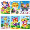20 PCS 3D Puzzles por atacado Mosaics de espuma pegajas Arte de cristal Princess Butterflies Game Kids Best Gift Wholeslae