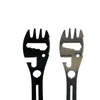 Camping Fork Löffel Multi-Funktion Löffel 10 in 1 integrierter Gabel Löffel Outdoor-Gabel-Löffel Picknick Schneidmesser Flasche Dose Opener