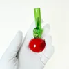 3.5 inch Creative Fruit Cherry Tobacco Pipe Hand-blown Herb Bowl Glass Hand Smoking Pipe