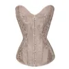 Bustier Vintage Corsets And s Plus Size Flower Print Bridal Corset Push Up Victorian Corselet Overbust Burlesque 220524