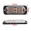 4pcs 20LED Strobe Light 4 in 1 Police Flasher 12V LED Car LED Emergency Flashing Lights Stroboscopes For Auto