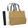 32x25x11cm Kraft Paper Dobring Bag Bolsa Durável Handles Festival Bolsa de compras de alta qualidade Sacos de embalagens de embalagens de embalagens LOGO JY1199
