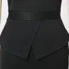 Robe de clergé à manches courtes pour femmes adultes Robe de travail catholique Noir