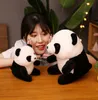 18CM belle Panda Animal en peluche poupée en peluche canapé chaise canapé-lit décor oreiller dessin animé Kawaiii poupées filles amoureux cadeaux