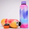 500 ml 304 Edelstahl Bunte Mattierte Sportwasserflasche Tragbare Outdoor-Sportbecher Isolierung Reise Isolierflasche Flaschen Z11