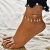 Vagzeb Bohemian Snake Summer Anklets for Women Bracelet на лодыжке, установленные на цепочке ног.