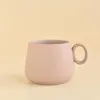 Kreative Regenbogen-Keramik-Kaffeetasse, Pastellfarben, niedlicher Teebecher, Tasse, Tazas De Café, Tassen und Becher, Neuheit, Latte-Becher