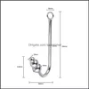 기타 건강 뷰티 품목 스테인리스 스틸 항문 후크 전립선 MAS 게이 엉덩이 플러그 남성과 여성을위한 공 확장 장치가있는 배달 2021 RPJZ