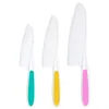 3PCS Kids Safety Sawtooth Cutter Plastikowe nóż owocowy Childs Chef dla chleba sałaty maluch do gotowania noże