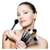 Makeup brushes set M Brand 12pcs Eyeshadow blusher tools Professional Brush +leather bag with Free Ship + Gift W220420