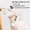 Elektrisches Katzenspielzeug, automatischer Hebeball, interaktives Puzzle, intelligentes Haustier, Feder, S-Supply 220510