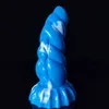 Nxy Dildo Dong BDSM Grande giocattolo del sesso anale per uomini Donne Butt plug in silicone liquefatto Aniamal Monster Beads Fantasy Dildo con ventosa 220511
