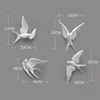 Nordic Creative White Resin Bird Figurines Woondecoratie Kunst Ambachten Voor Woonkamer Planken Bruiloft Ornamenten 220329