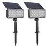 Super Bright LED Solar Powered Light Control Garden Decoration Lights Adjustable Outdoor Waterproof Solar Wall Lamp