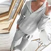 Vrouwen Casual Sweatshirt met Capuchon en Lange Broek Past Harajuku Retro Herfst Effen Kleur Outfits Tweedelige Set Vrouwelijke Trui