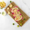 Spot Mexican crepe rack plastic tray wave Dinnerware triangle racks burrito tray PP TACO HOLDER YL0428