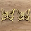 Pendant Necklaces Pieces Tibetan Gold Large Goddess Nouveau Butterfly Fairy Charms Pendants For Necklace Jewellery Making Findings 57x59mmPe