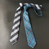 Linbaiway 7cm Mens Tie Jakard Dokuma Cravatta Boyun Bağları İnsan Damat İş Kazısı Gömlek Corbatas Özel Logo294x