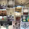 Lampa amerykańska dekoracja salonu żyrandol oświetlenie kutego żelaza w sypialni światła jadalni nordycka atmosfera europejskie lampy retro