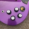 SG électrique guitare en rose en palissandre en or matériel doré métallique violet 3 micro-ups solide acajou du corps guitare1060220