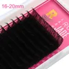 20mm Lashes Eyelashes for Extensions 6 20mm False Matte Black Individual Eyelash Russian Silk Lower 220524