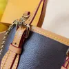 M81489 Canvas Buckte Budt Sudback Luxury Designer Bag для женщин Классический цветочный рисунок Регулируемая ручка и съемный бретель Canvas Mini
