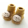 Autumn Winter Girls Born Cartoon Animal Spädbarn Baby Boy Socks Anti Slip Soft Cotton Floor Sock Shoes 2207211998062