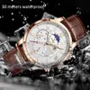Mode cuir étanche Quartz horloge hommes montres Top marque montre de luxe militaire Sport montre-bracelet + boîte