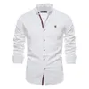 Negizber Spring Cotton Linen 셔츠 남성 단색 고품질 긴 소매 셔츠 남성용 봄 캐주얼 소셜 남성용 셔츠 210331