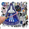 50 Pcs Outer Space Theme Stickers Decal For Luggage Snowboard Car Frie Car- Styling Laptop Astronaut GYH