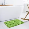 Carpets Green Marrocos Pattern Padrão criativo Impressão capacho de cozinha banheiro anti-deslizamento da sala de estar casal de casas carpetpetes de carpetes