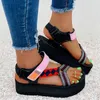 Sandals Fashion Platform Women Shoes Summer Ladies Casual Wedge Chunky Gladiator Big Size