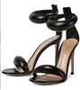 Perfect Women Bijoux Sandals Shoes Bubble Front Strap Women High Heels Gold Nude Black Calf Leather Gladiator Sandalias Sexy Lady Pumps Party Wedding BOX 35-41